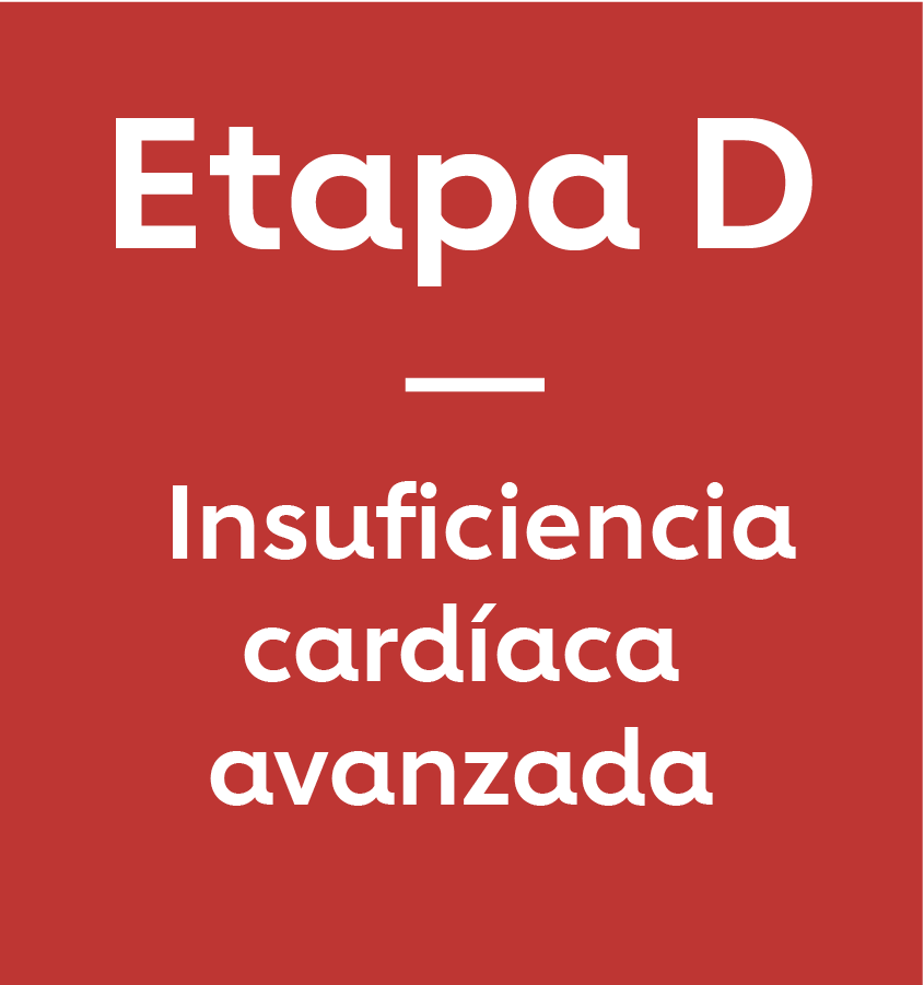 Etapa D: Insuficiencia cardíaca avanzada