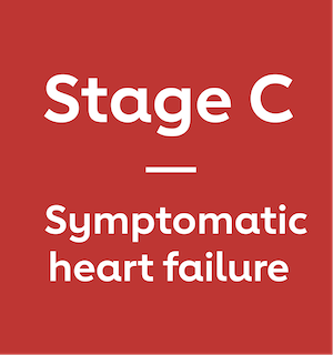 Stage C: Symptomatic heart failure