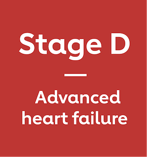 Stage D: Advanced heart failure