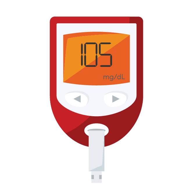 icono del monitor de glucosa en sangre