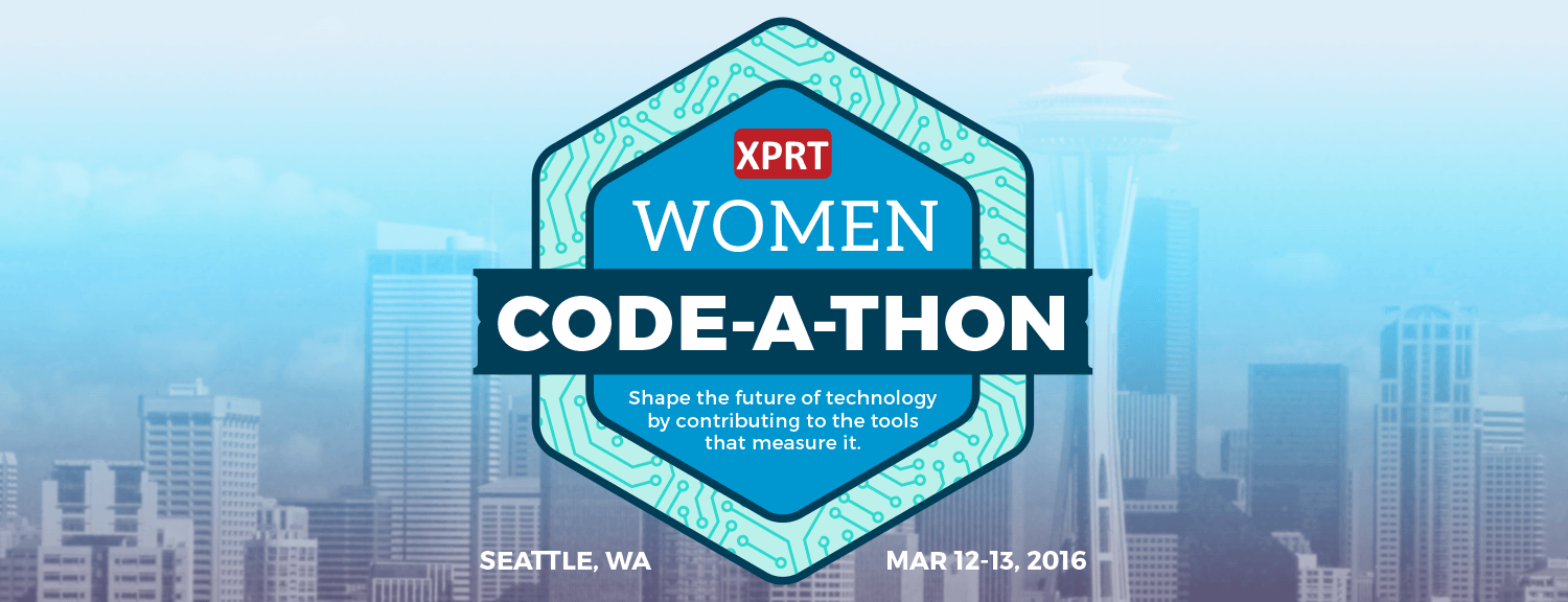 XPRT Women Code-a-thon banner