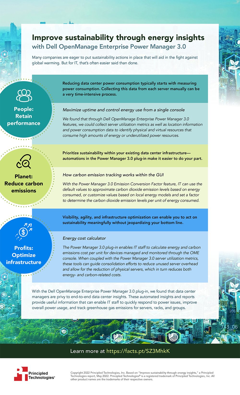 Improve sustainability through energy insights - Infographic