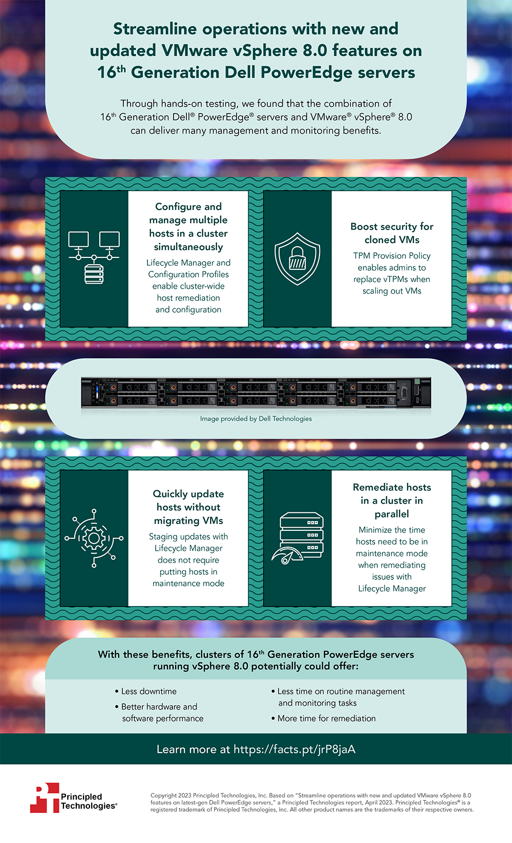  Streamline operations with new and updated VMware vSphere 8.0 features on 16th Generation Dell PowerEdge servers - Infographic