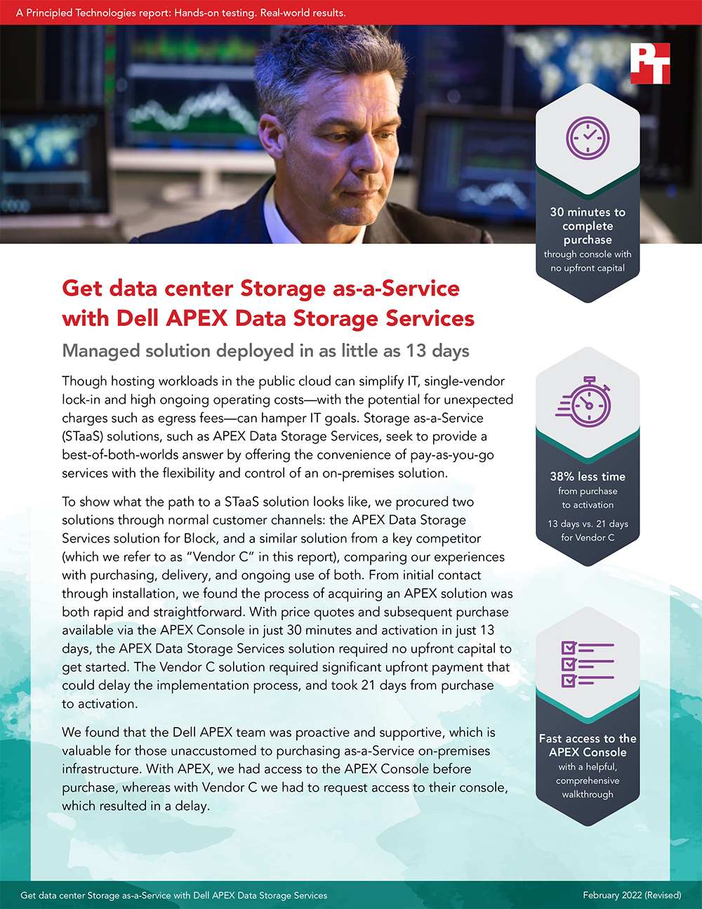 Get data center Storage as-a-Service with Dell APEX Data Storage Services