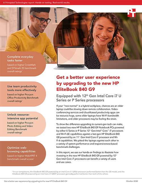  Get a better user experience by upgrading to the new HP EliteBook 840 G9