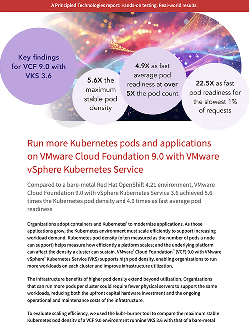 Run more Kubernetes pods and applications on VMware Cloud Foundation 9.0 with VMware vSphere Kubernetes Service 