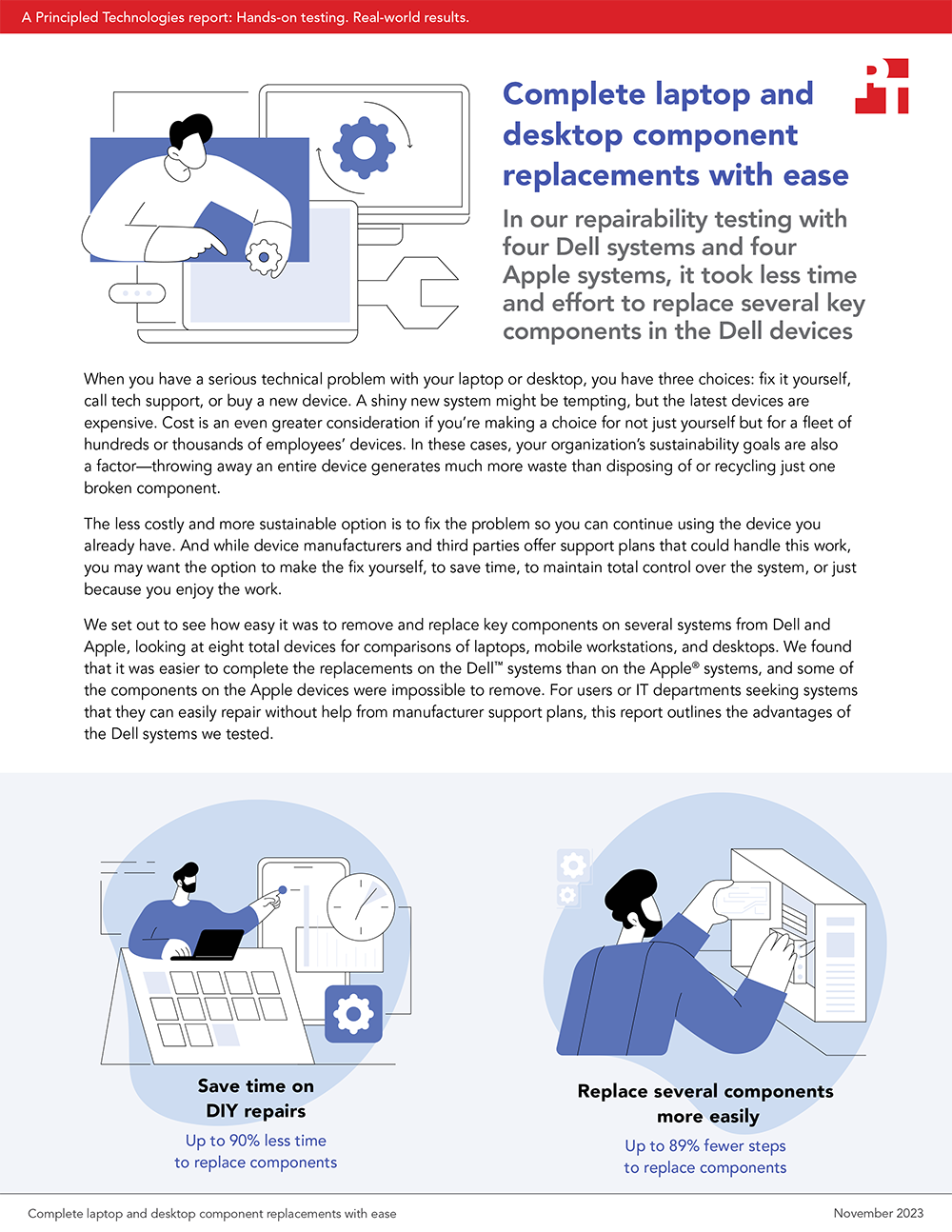 Complete laptop and desktop component replacements with ease