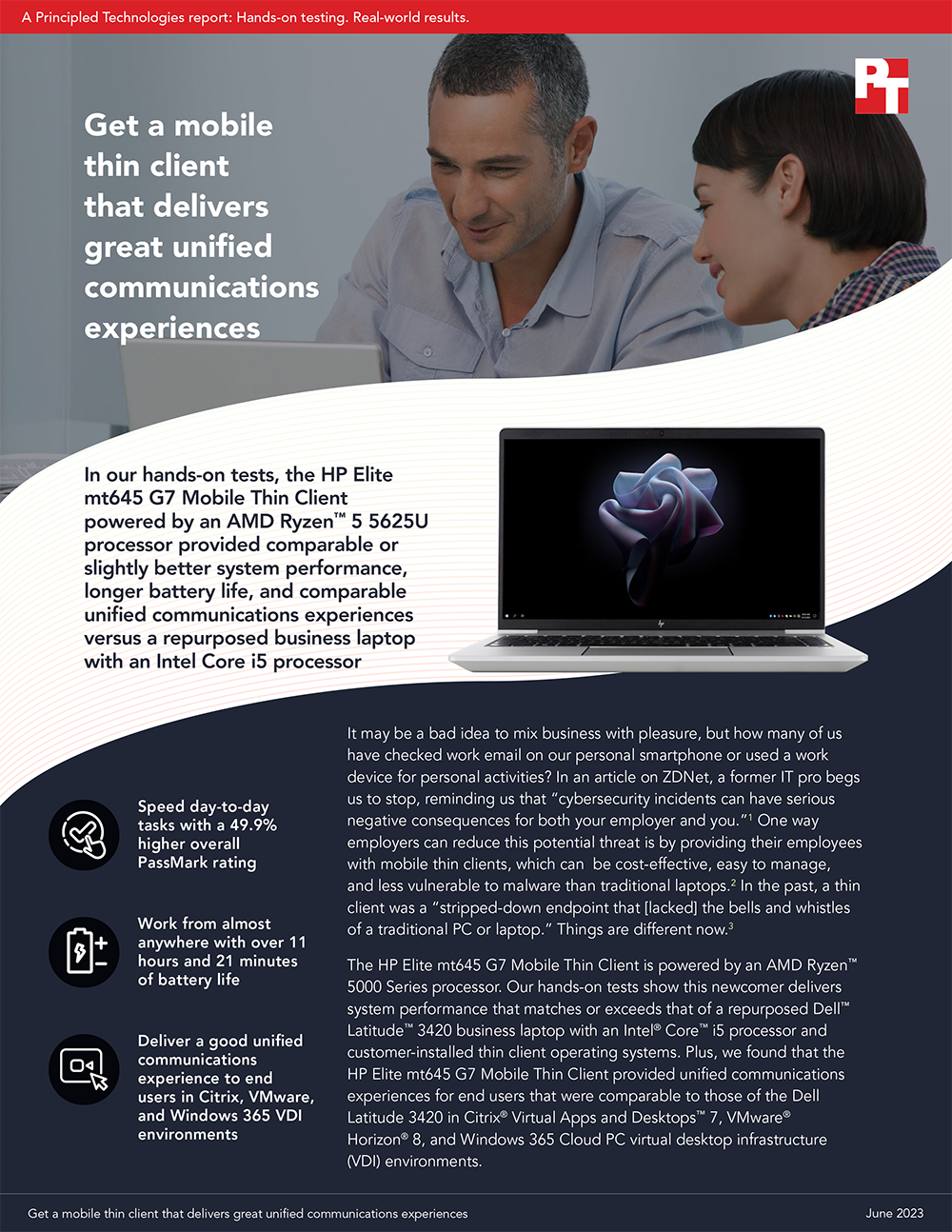  Get a mobile thin client that delivers great unified communications experiences