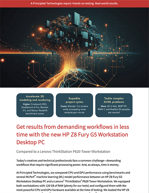 Get results from demanding workflows in less time with the new HP Z8 Fury G5 Workstation Desktop PC