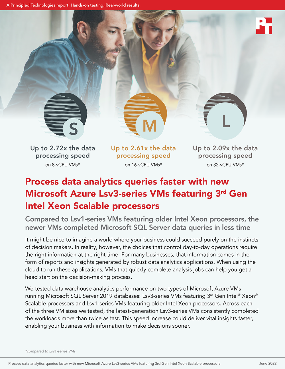 Process data analytics queries faster with new Microsoft Azure Lsv3-series VMs featuring 3rd Gen Intel Xeon Scalable processors