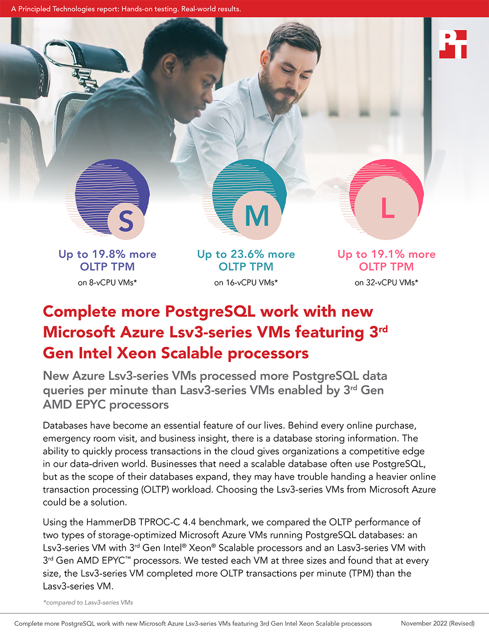 Complete more PostgreSQL work with new Microsoft Azure Lsv3-series VMs featuring 3rd Gen Intel Xeon Scalable processors