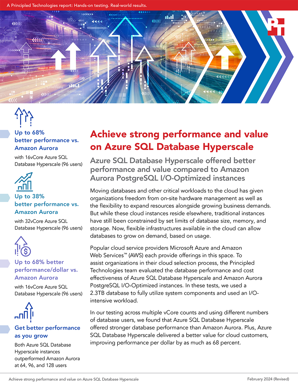 Achieve strong performance and value on Azure SQL Database Hyperscale