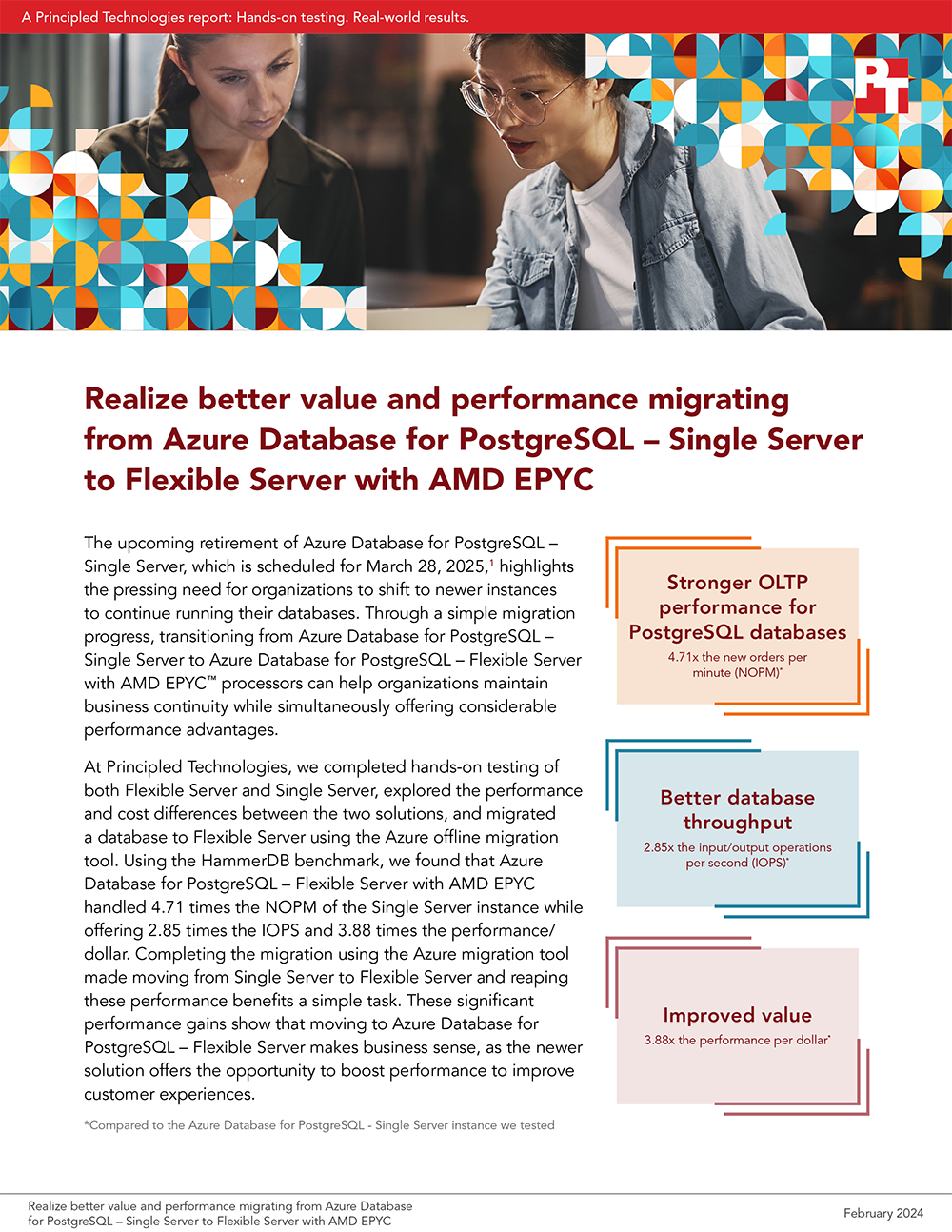 Realize better value and performance migrating from Azure Database for PostgreSQL – Single Server to Flexible Server with AMD EPYC 
