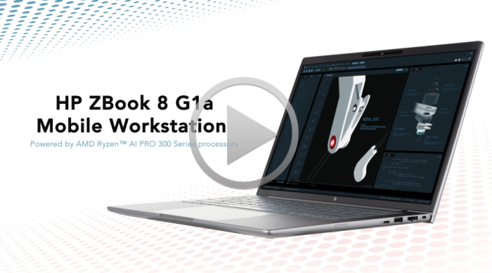 Expedite complex workflows with an HP ZBook 8 G1a Mobile Workstation — Video