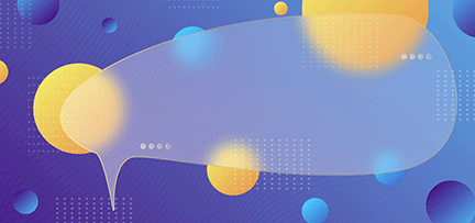 Decorative chat bubble 